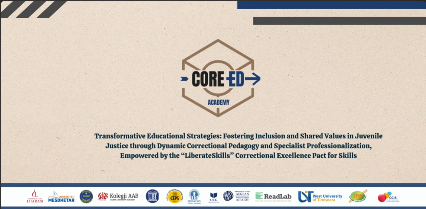 Juvenile Prison System: Discussion Roundtable for the CORE ED Academy Project
