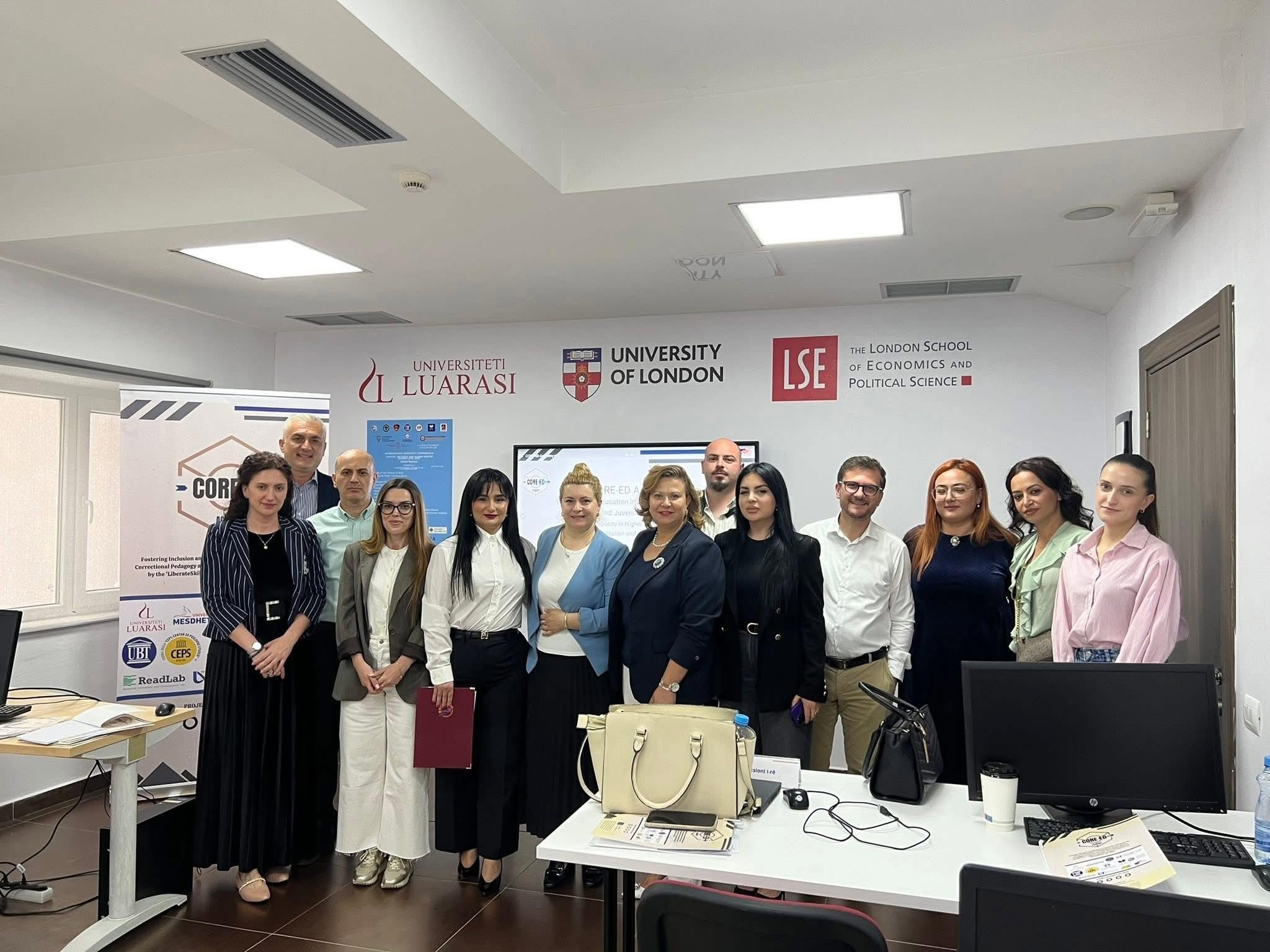 Great energy at Universiteti Luarasi- Luarasi University!