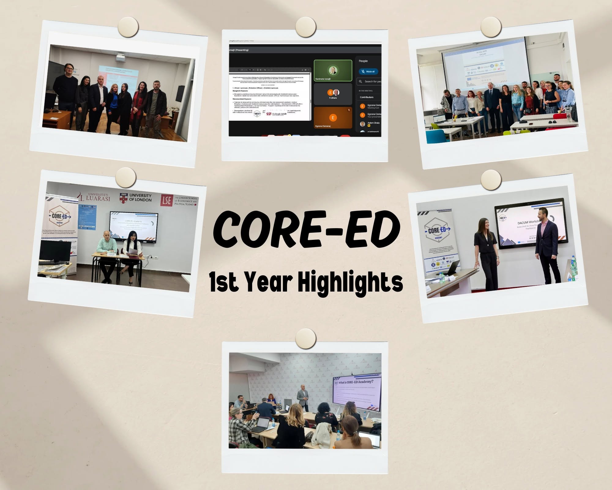 CORE-ED's 1st year